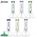 WATER PIPE INDIGO WITH PINCH COLOR MOUTHPIECE AND VERTICALLY STILTED DOWN STEM WPI1500 1CT